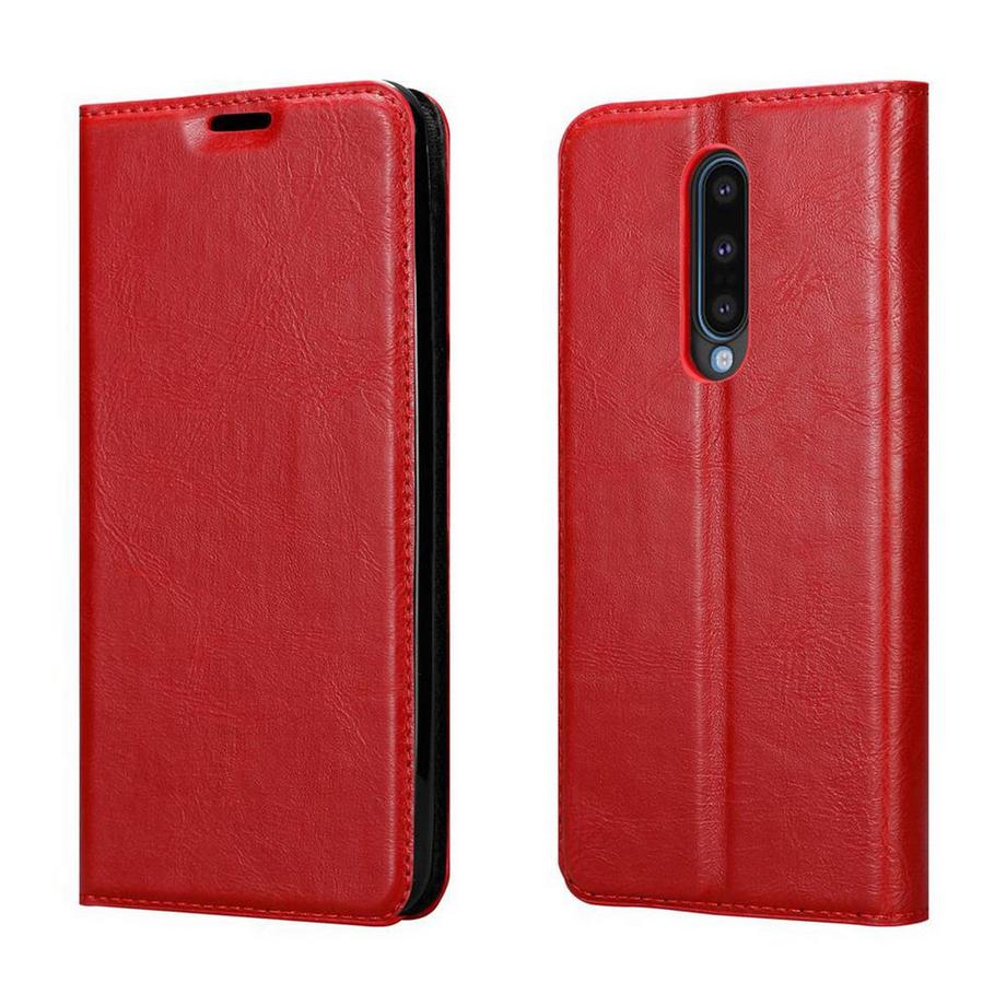 Cadorabo  Cadorabo Hülle kompatibel mit OnePlus 8 - Schutzhülle mit Magnetverschluss, Standfunktion und Kartenfach 