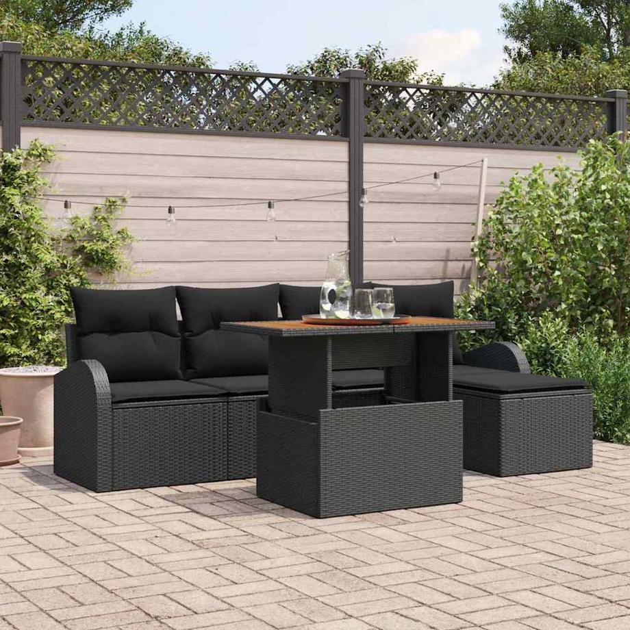 VidaXL Divano da giardino Polyrattan  