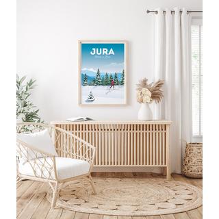 La-Jonx Jura Balade en Hiver - Poster  