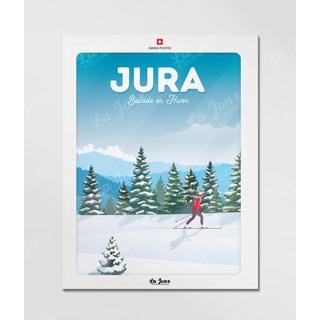 La-Jonx Jura Balade en Hiver - Poster  
