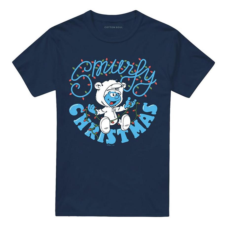 T-ShirtMotif Schtroumpf Smurfy Christmas