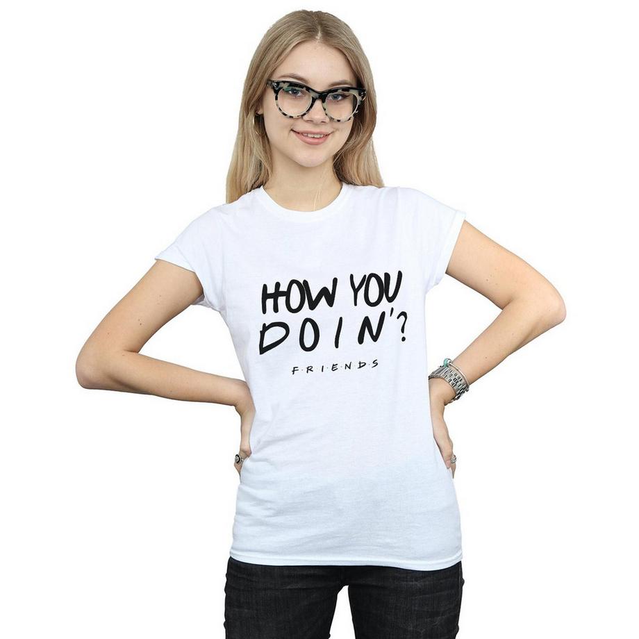 Friends How You Doin? Print T-Shirt  