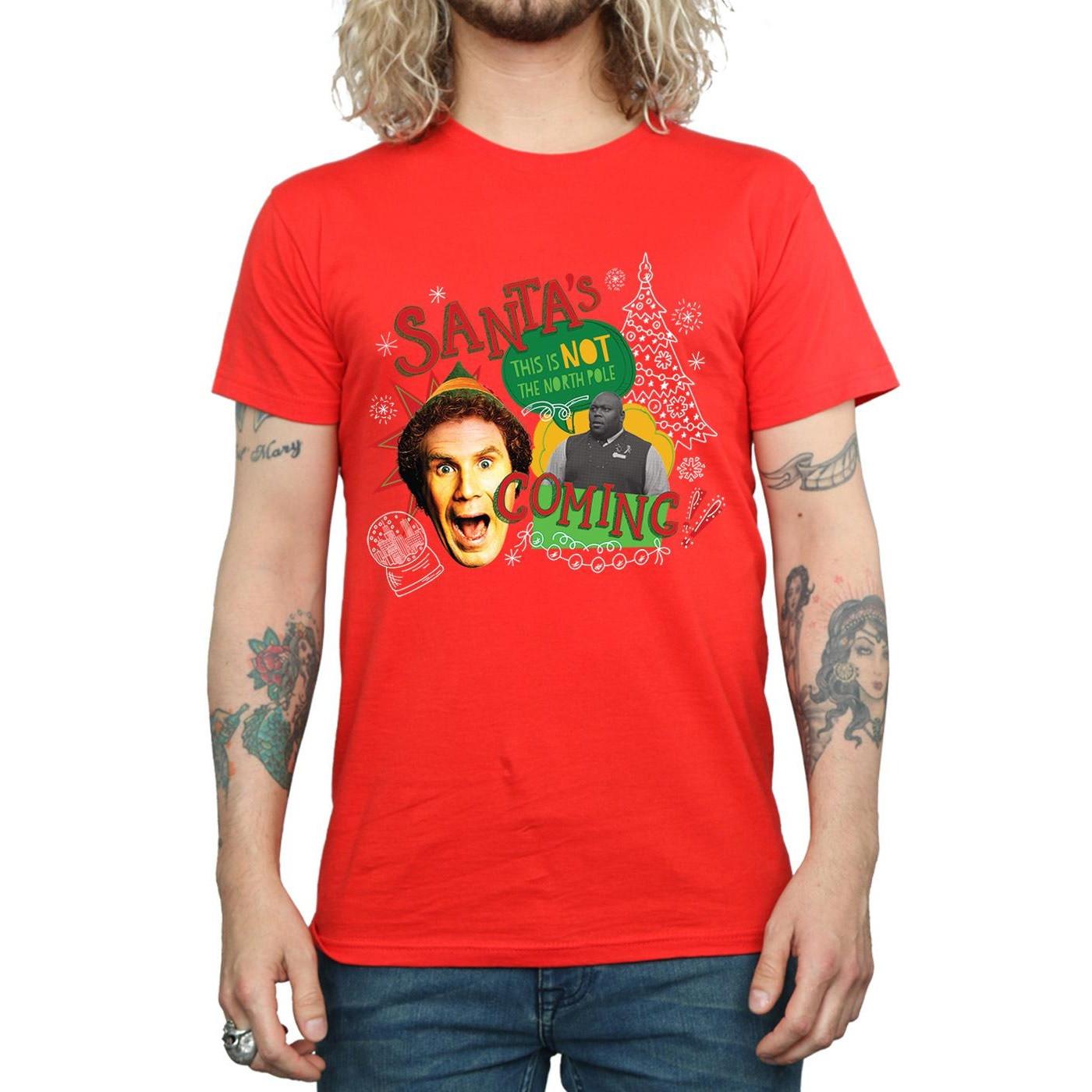 Elf Santa's Coming T-Shirt  