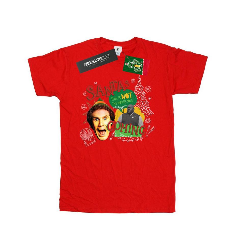 Elf Santa's Coming T-Shirt  