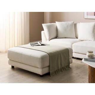 Beliani Ottomane aus Stoff Klassisch SIGTUNA  