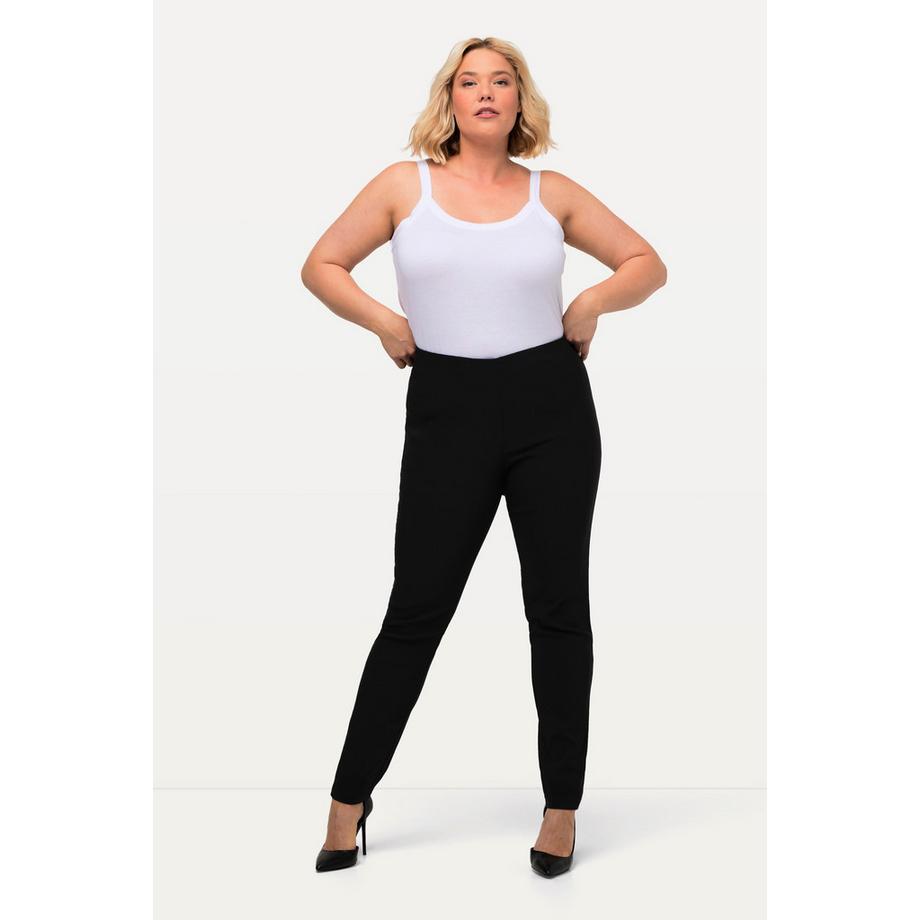 Ulla Popken Pantalon Sienna Bengaline Jambe Slim Stretch  