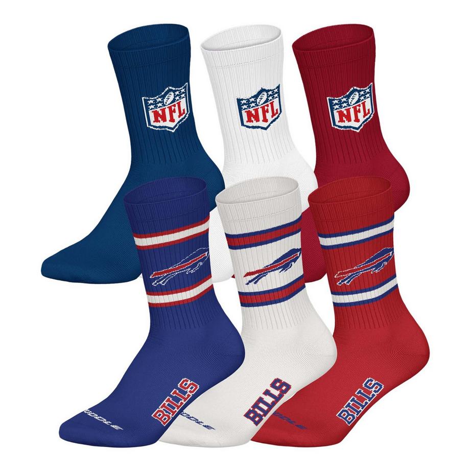 Chaussettes  Pack de 6 Stretch-NFL 6Pack Crew Socks