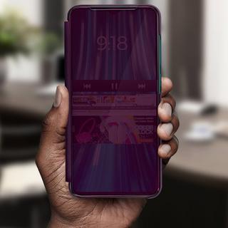 Avizar  Clear View Cover Redmi Note 8Pro Violett 