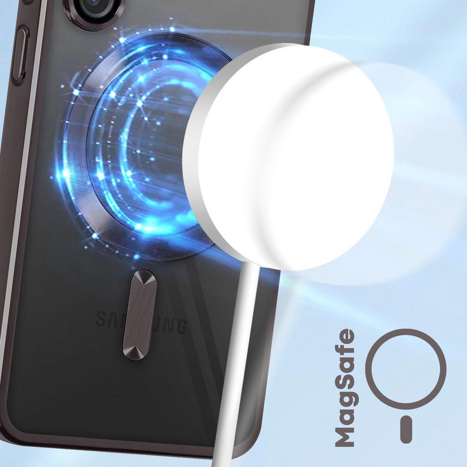 Avizar  Coque MagSafe Samsung Galaxy S24 Noir 