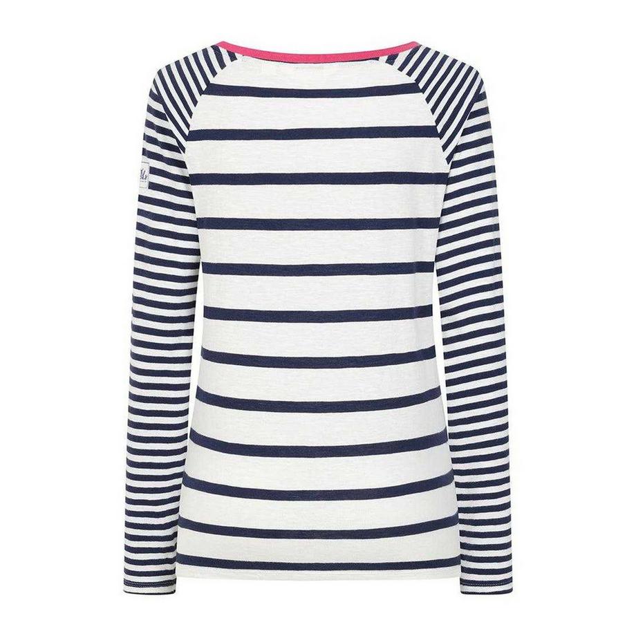 Lazy Jacks Gestreiftes Raglan Langarm Oberteil  
