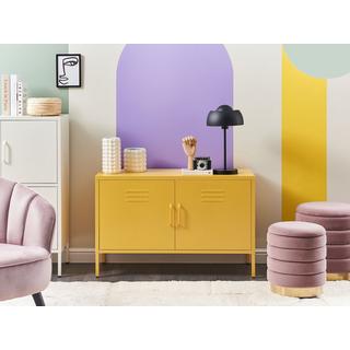 Beliani Meuble de rangement en Acier Moderne URIA  