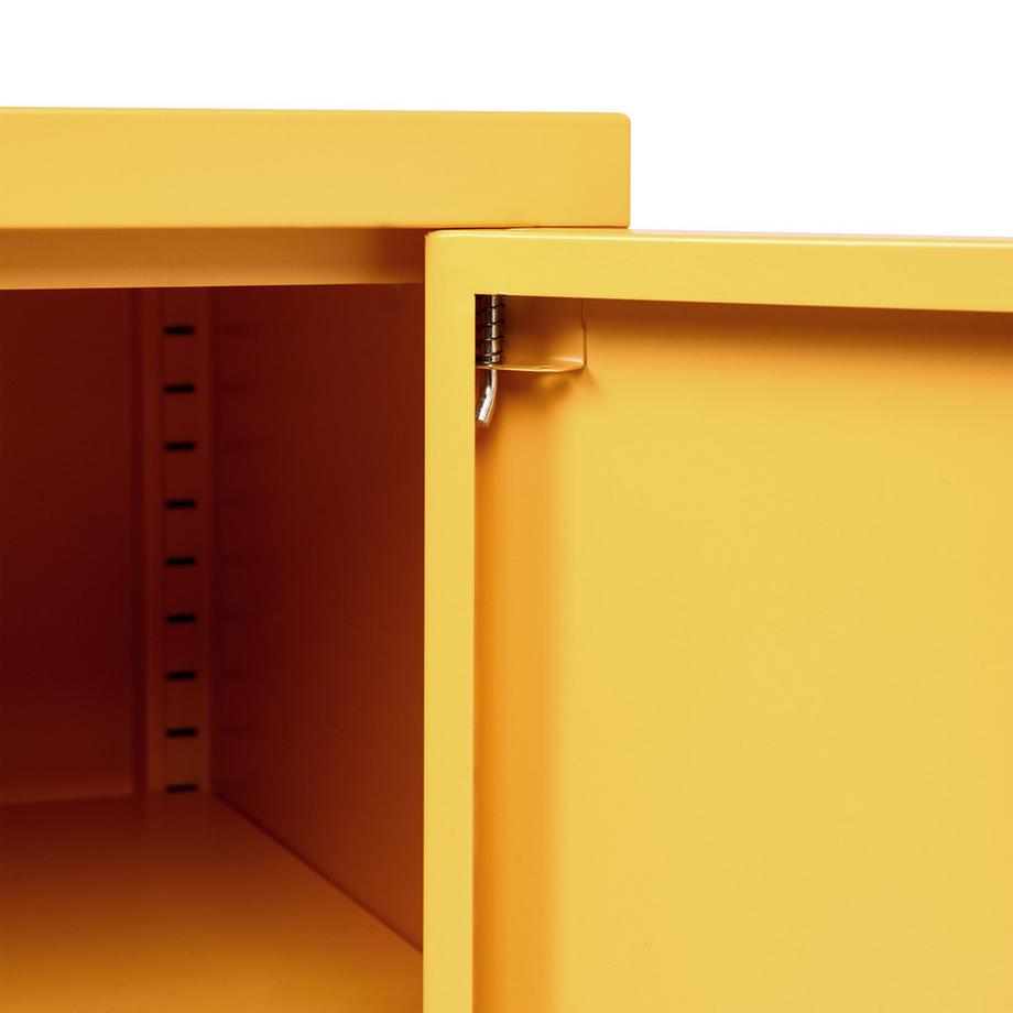 Beliani Meuble de rangement en Acier  URIA  