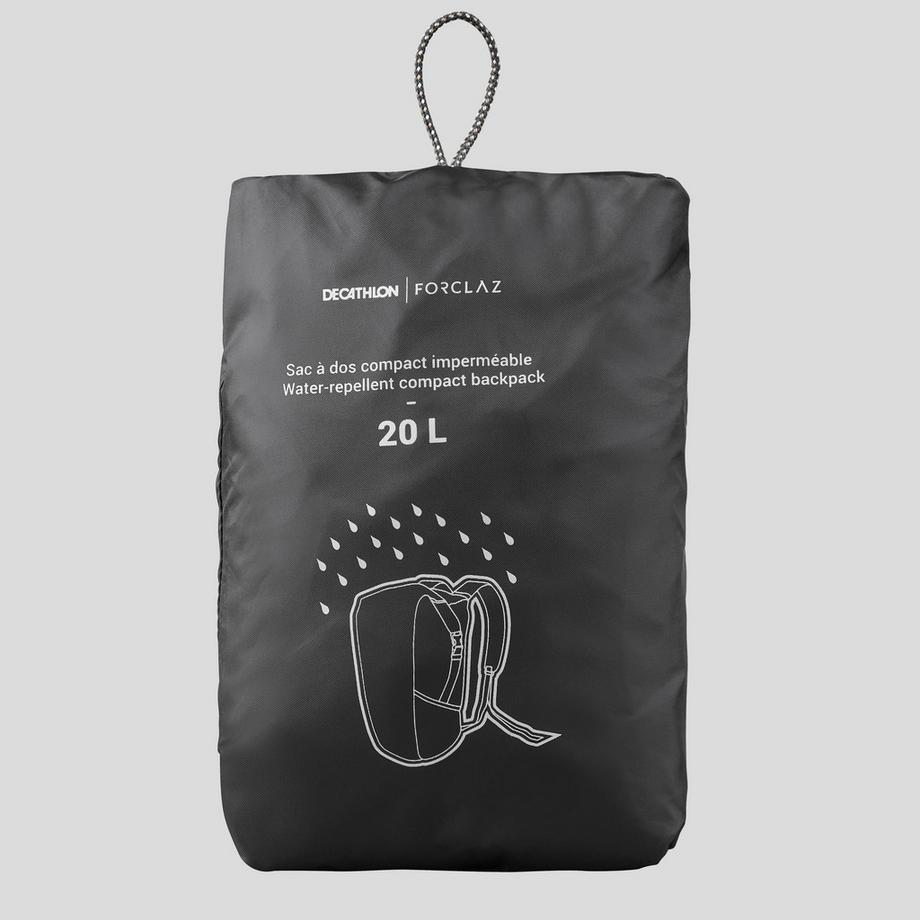 FORCLAZ  Zaino pieghevole impermeabile - Travel Compact 20 l poliestere 