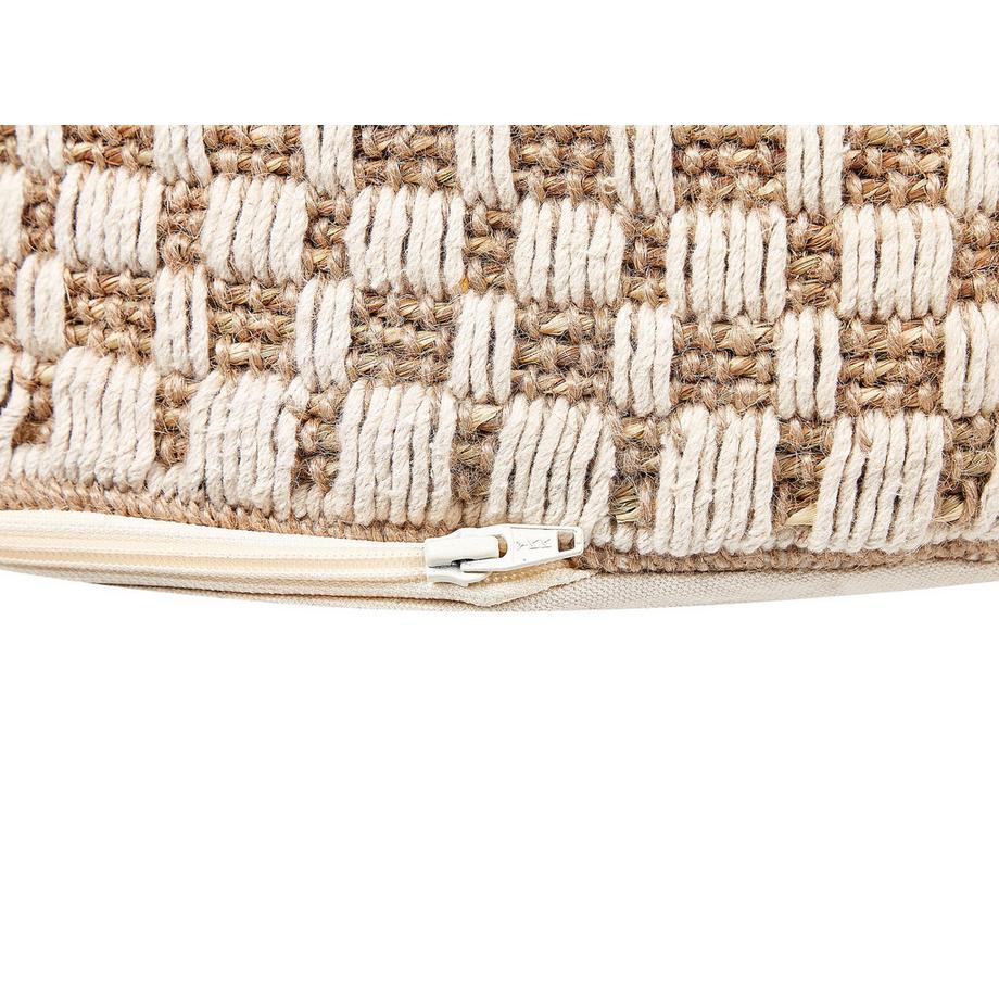 Beliani Pouf en Coton Boho PIRAK  