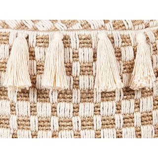 Beliani Pouf en Cotone Boho PIRAK  