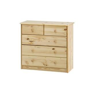 mutoni Commode en pin massif 81x35x75  