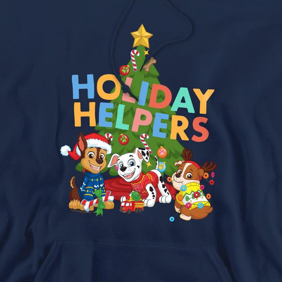 PAW PATROL Holiday Helpers Felpa con cappuccio design natalizio  