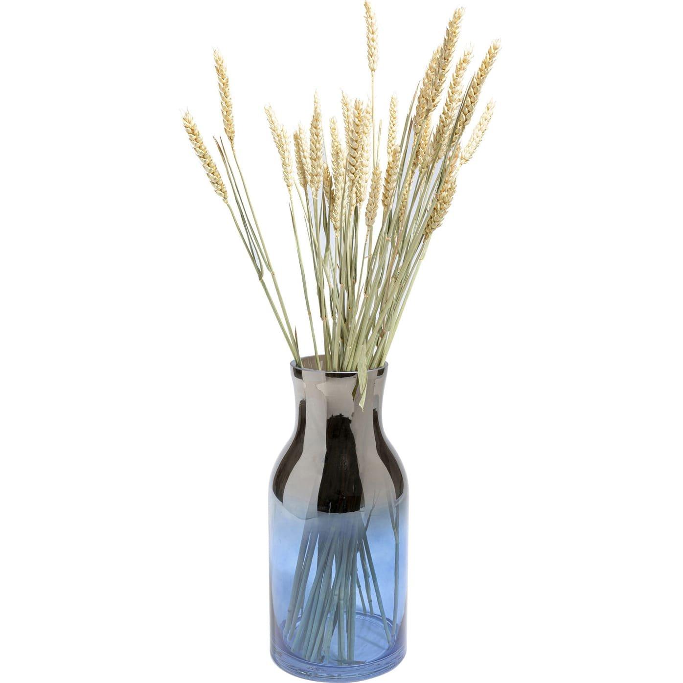 KARE Design Vase brillant bleu 30  