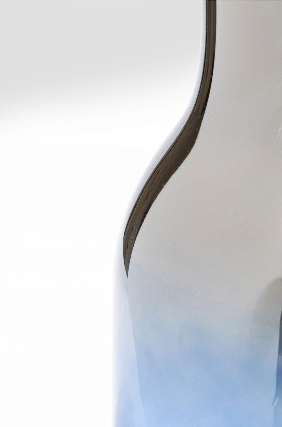 KARE Design Vase brillant bleu 30  