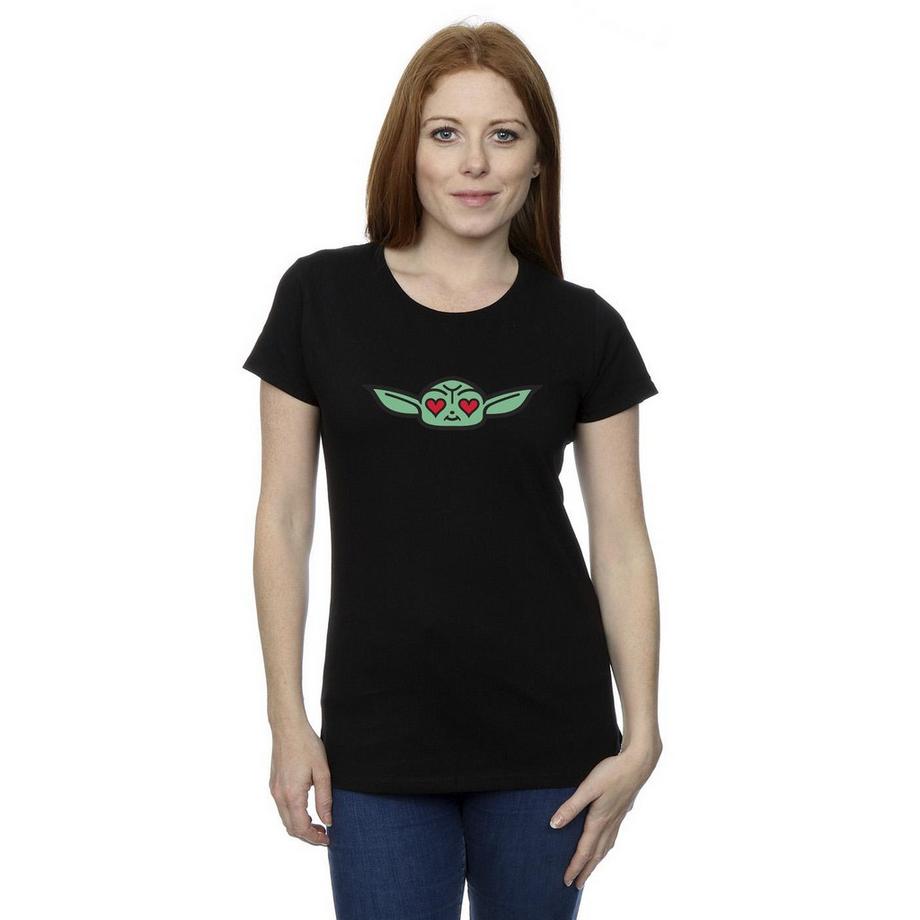 STAR WARS The Mandalorian Baby Yoda Herzaugen T-Shirt  