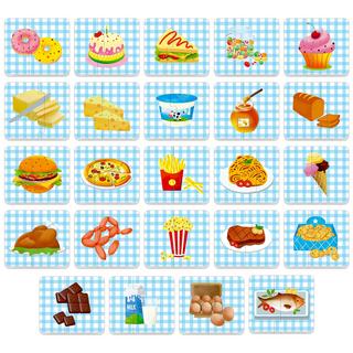 Activity-board  48 puzzles alimentaires avec mécanisme de correction des erreurs, parfaits pour l'éducation précoce et l'apprentissage préscolaire 