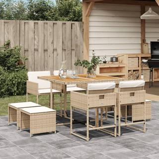 VidaXL Garten essgruppe poly-rattan  