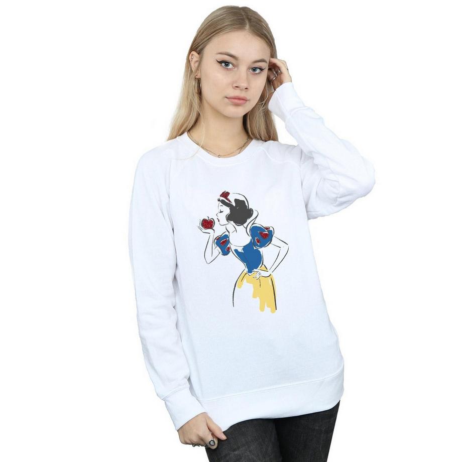 Disney PRINCESS Felpa Stampa Mela Biancaneve  