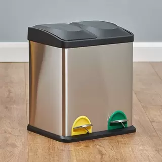Kitchen Move Abfallbehälter für die Mülltrennung ZOE 40L  Grau