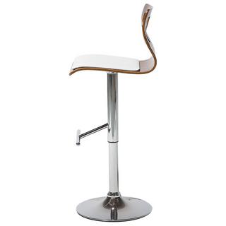 Beliani Lot de 2 chaises de bar en Cuir PU Rétro PETERSBURG  