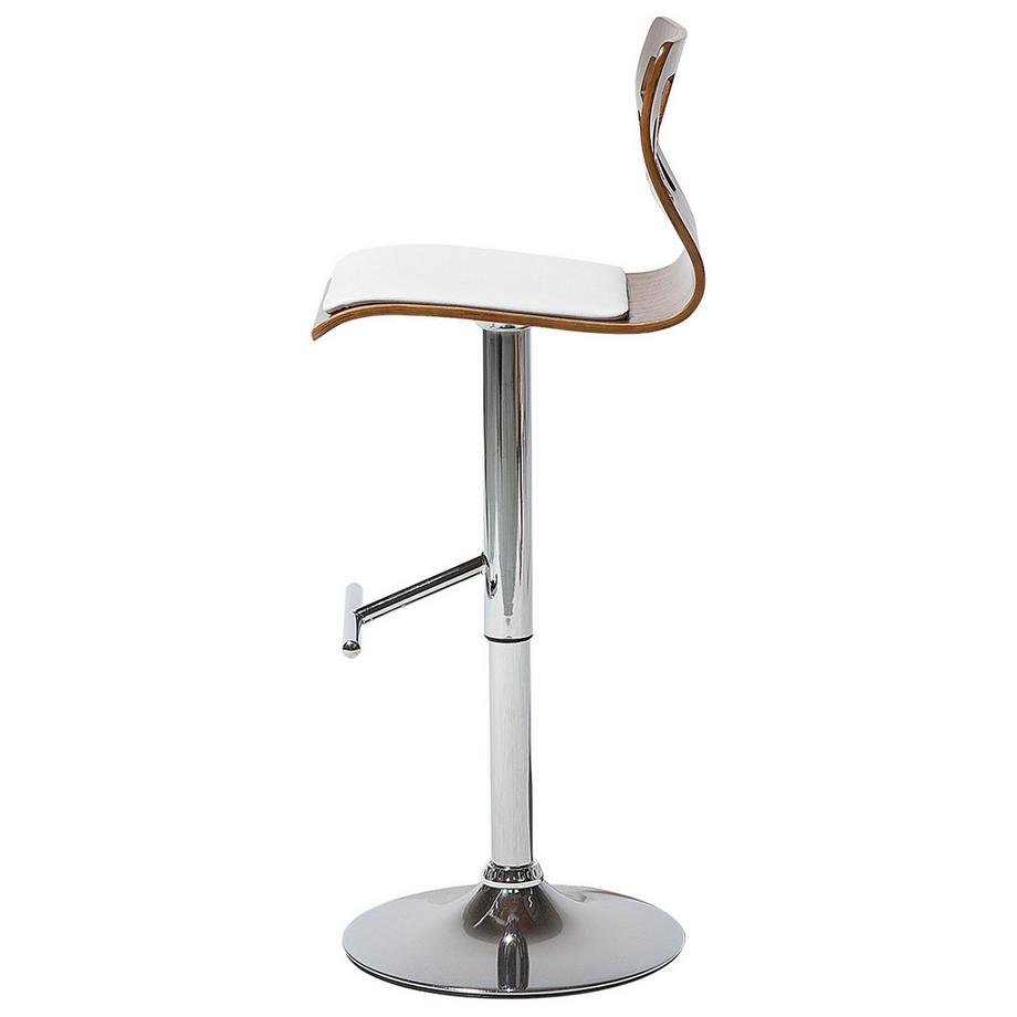 Beliani Set mit 2 Barstühlen aus Kunstleder Retro PETERSBURG  