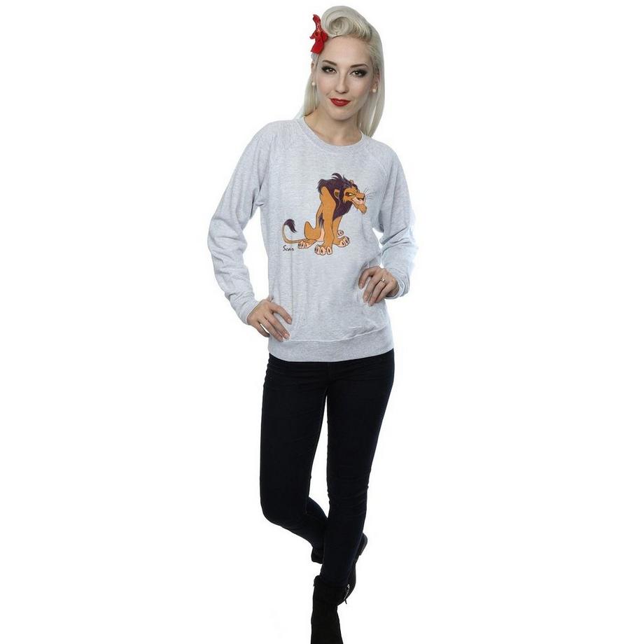 Disney Le Roi Lion Scar Sweatshirt Graphique  