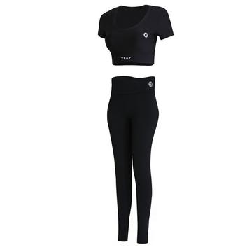 CLUB LEVEL SET Top + leggings - Black Magic