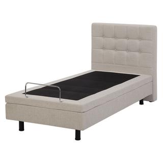 Beliani Letto regolabile en Tessuto Classico DUKE  