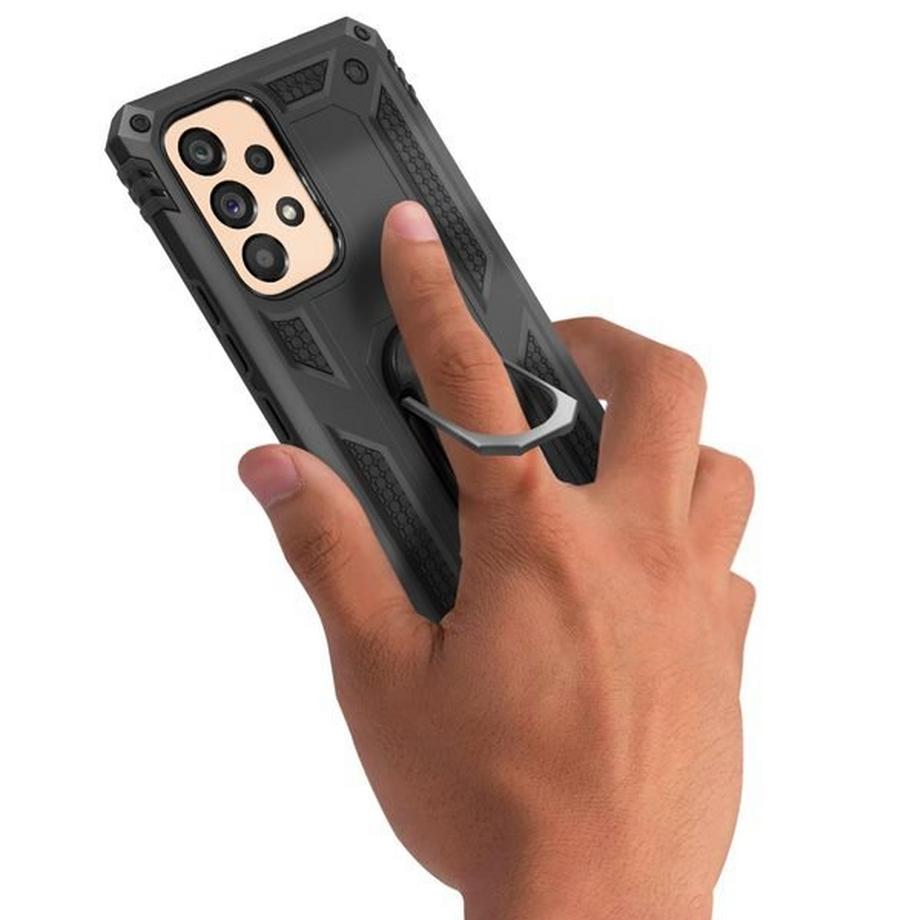 Avizar  Coque Bague Samsung A53 5G Antichoc Noir 
