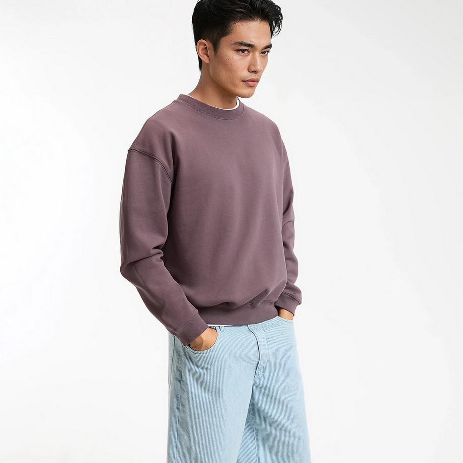 Sweat col rond stonewashed