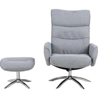 mutoni Fauteuil relax Alfred gris clair  