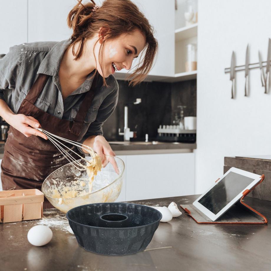B2X Forme de gâteau gris tacheté  