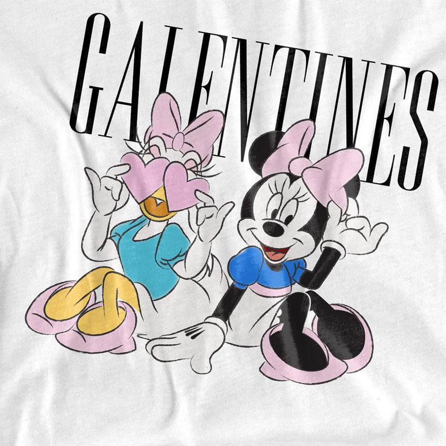 Disney Galentines Minnie Mouse et Daisy Duck T-shirt à manches longues  