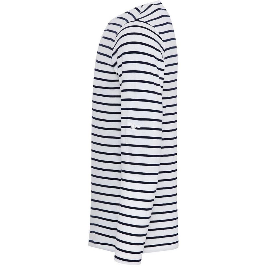PREMIER T-shirt Rayé Manches Longues Col Rond  