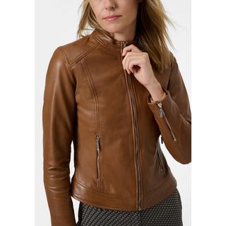 RICANO  Veste en cuir  Ciara, classique en cuir d'agneau ultra doux 