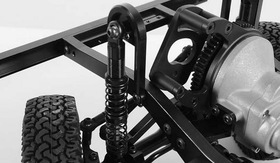 RC4WD  RC4WD Dual Spring 80mm Scale Black Shocks (Ver 2) parte e accessorio per modello radiocomandato (RC) Ammortizzatori 