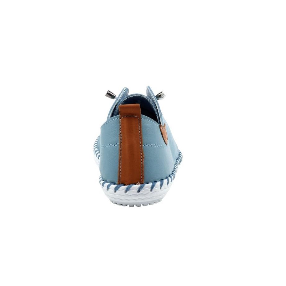 Lunar  Leinenschuhe St Ives, Leder 