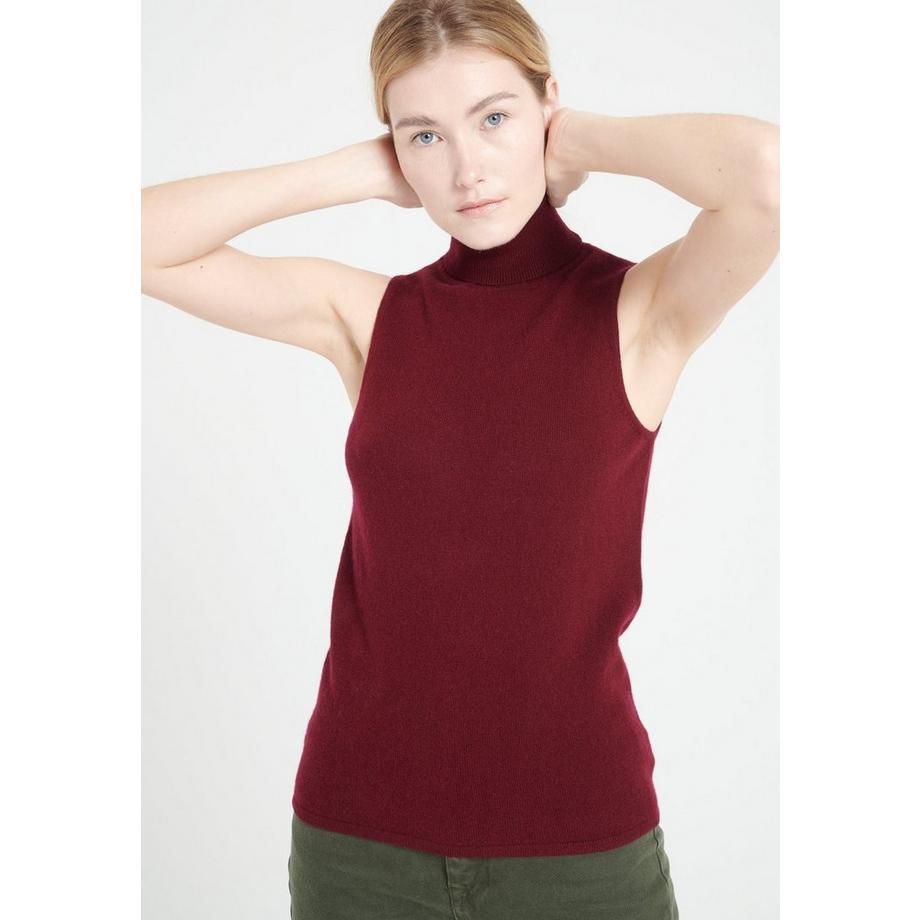 Studio Cashmere8 LILLY 13 Pull col roulé sans manches  