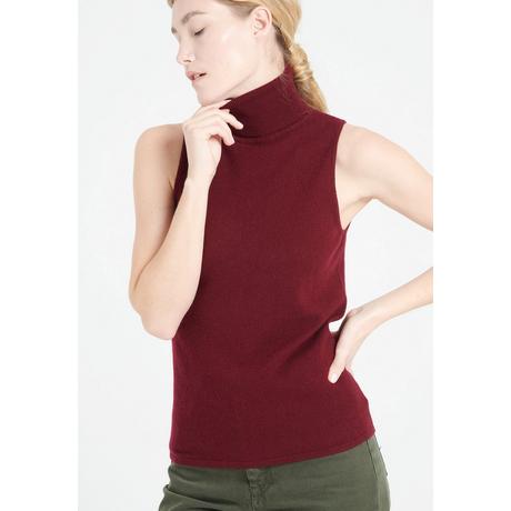 Studio Cashmere8 LILLY 13 Ärmelloser Rollkragenpullover  