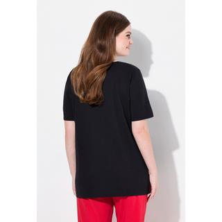 Ulla Popken Haut de pyjama Cœurs Manches Courtes  