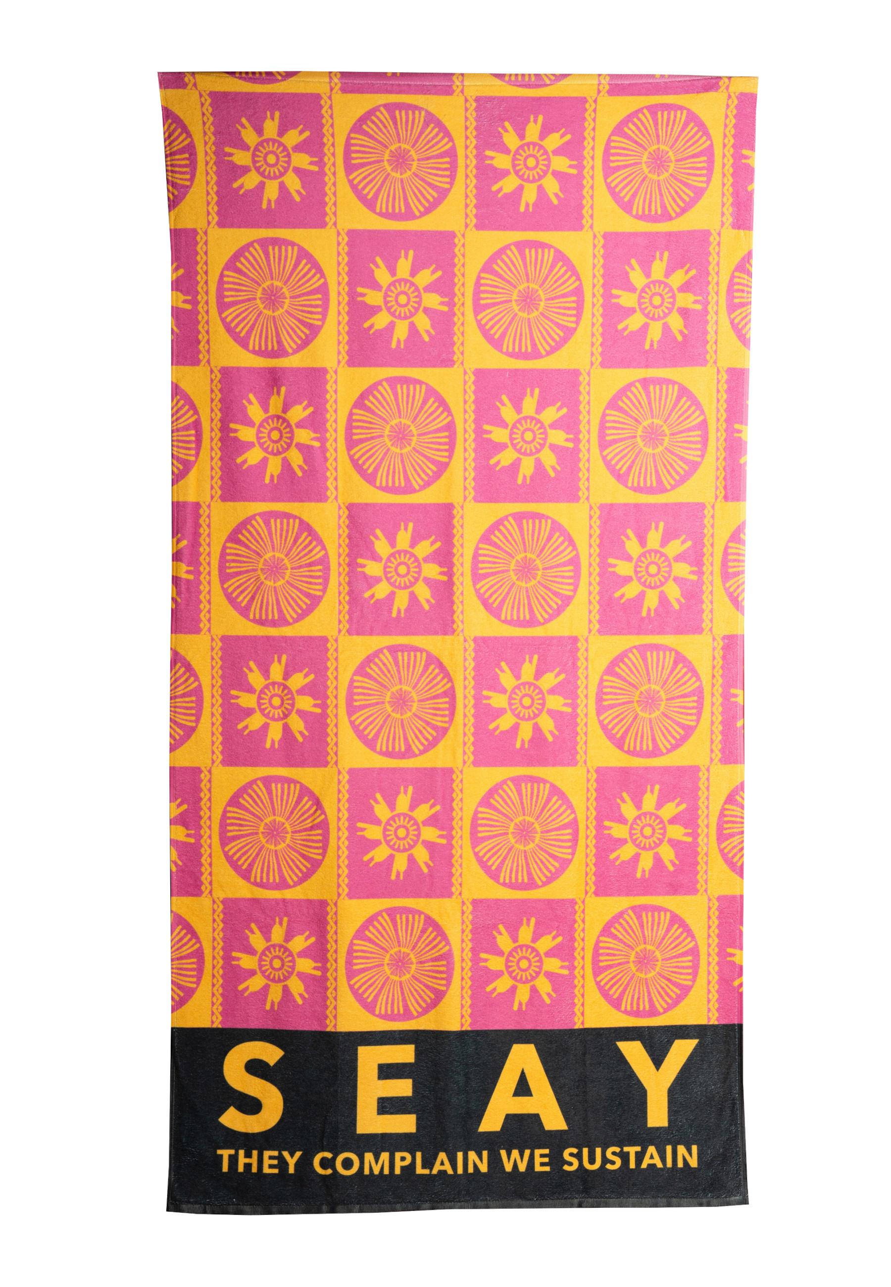 Seay Beach towel Symbols  