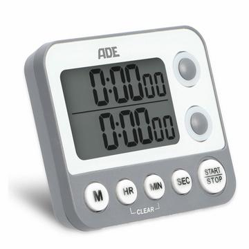 ADE TD2100-2 timer da cucina Timer da cucina digitale Grigio, Bianco
