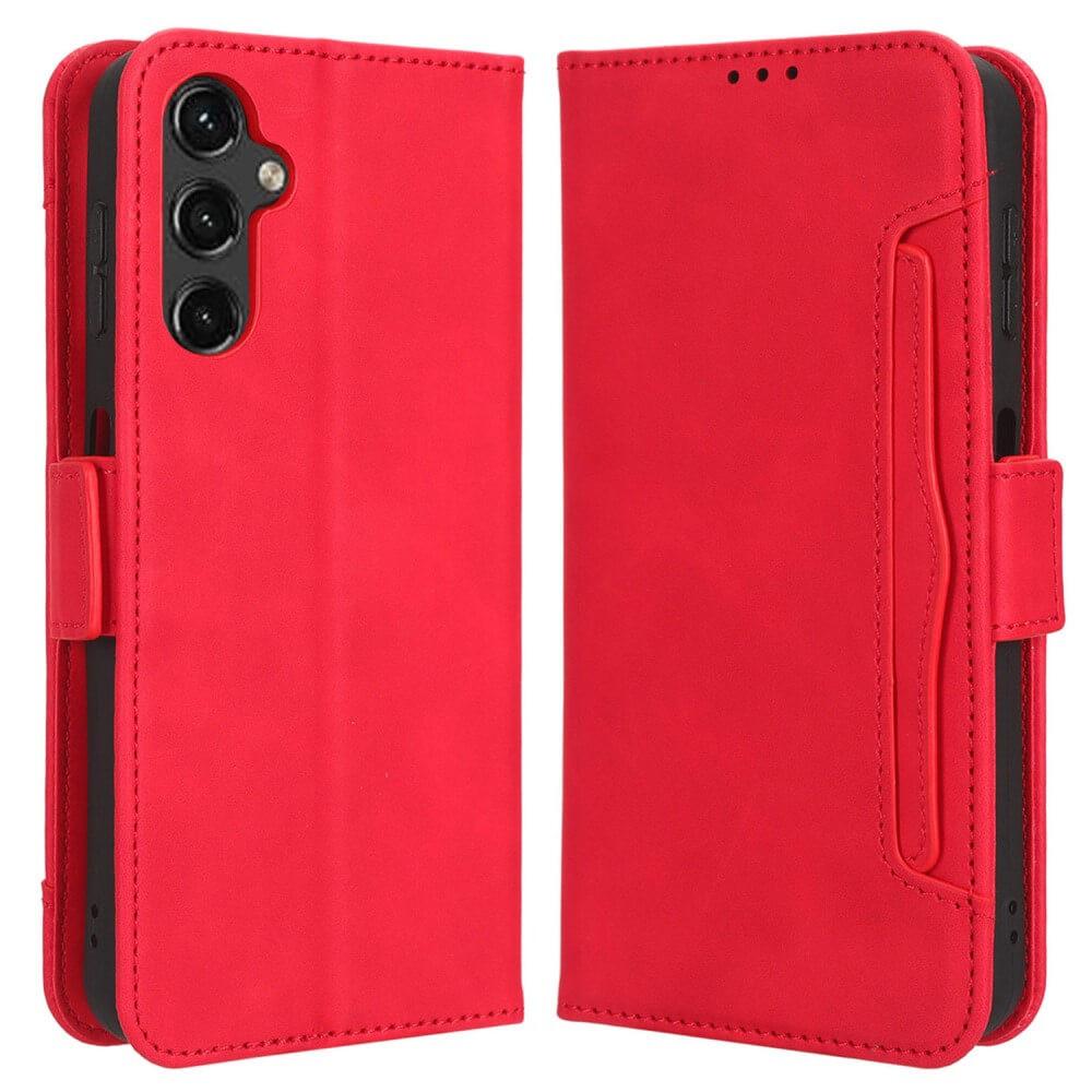 Cover-Discount  Galaxy A14 - Etui mit vielen Kartenfächer 