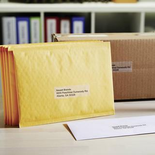 Dymo  Rollenetiketten, 89 mm x 36 mm, permanent 