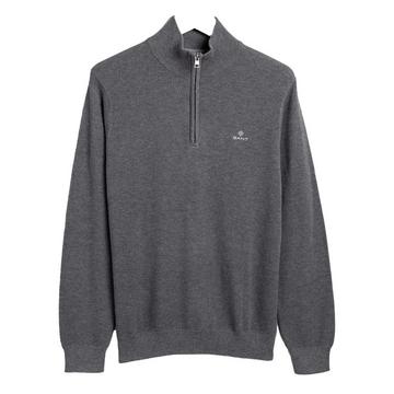 Pullover Top mit halbem Reißverschluss